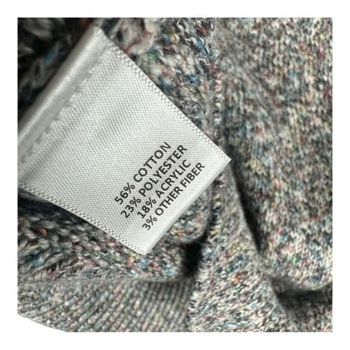 Suéter Roundtree & York Hombre’s L Grande Tejido Botón Multicolor Texturizado Abuelo - Imagen 5 de 12