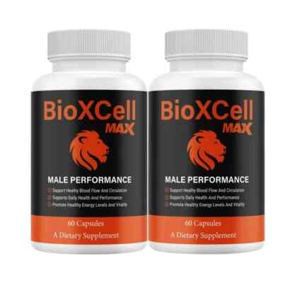 2-Pack BioXCell Male Capsules - Bio X Cell for Male Performance - 120 Capsules