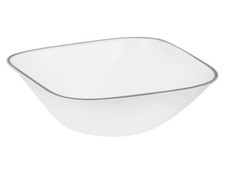 Corelle Square GRAY RIM 22-oz SOUP CEREAL BOW...