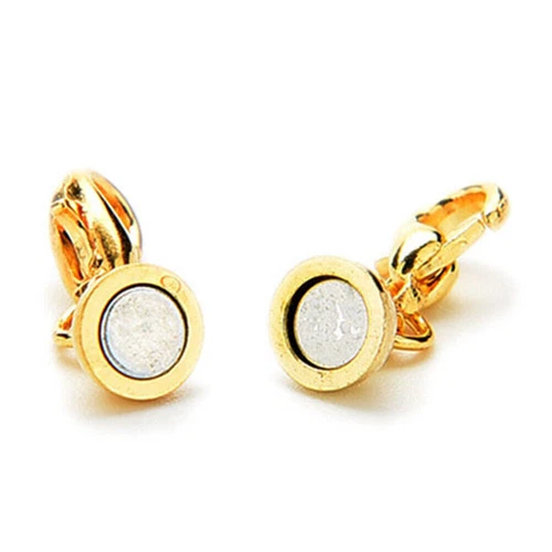40PC 6mm Magnetic Clasps Strong Silver Gold Plated For Necklace Jewelry Making - Picture 3 of 9