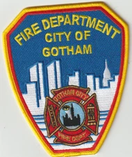 City of Gotham (NY Lookalike) Fire Dept 5" patch $2 post shipped from Australia