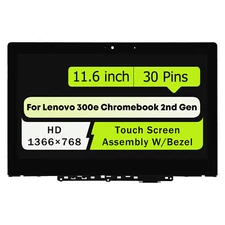5D10N24832 11.6"For Lenovo 300e Chromebook 2nd Gen 81MB LCD Touch Screen Display