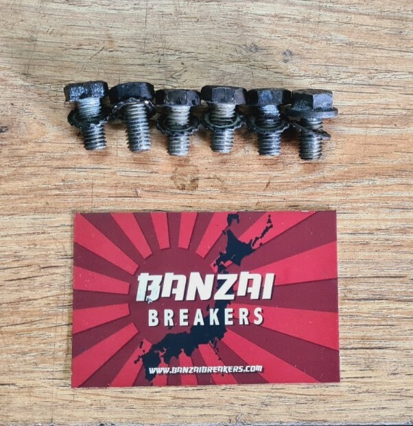 TOYOTA MR2 TURBO SW20 REV 2 3SGTE CLUTCH PRESSURE PLATE BOLTS X 6