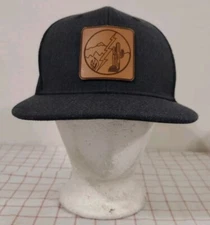 Branded Bills Cactus Mountain Lightning Trucker Cap Hat Gray Adjustable Patch