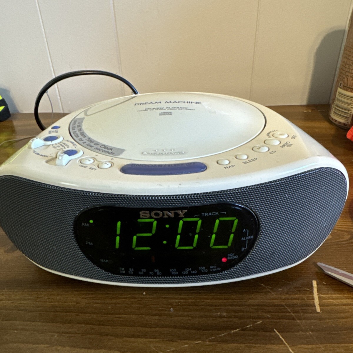 可動品]Sony ICF-CD831 CDプレーヤー目覚まし時計