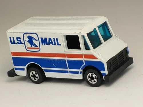 Vintage 1976 Hot Wheels U.S. Mail Truck Letter Getter Doors Open/Shut Hong Kong