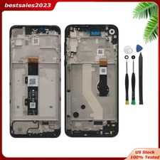 For Moto G pure xt2163 G stylus XT2043 LCD Display Touch Screen Digitizer +Frame