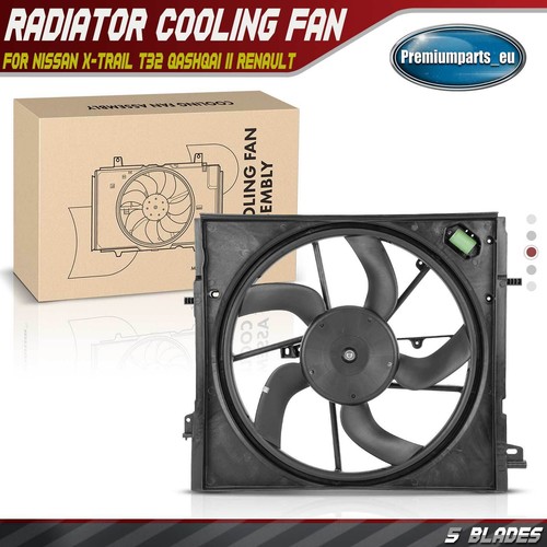 Radiator Cooling Fan for Nissan XTrail T32 Qashqai II Renault Kadjar
