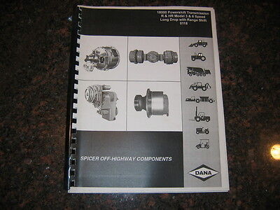 Dana Powershift Transmission H H 3 6 Speed Manual Ebay