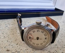 Antique Pierce Stopwatch Watch WW2 British Military Broad Arrow Men's Man's