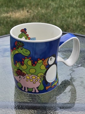 Highlanders By Jane Brookshaw Coffee Mug Dunoon Studio Art Bone China England 