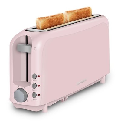 2 Slice Slim Toaster, Single 10'' Long Slot Toaster Fits Bagels & Artisan Brea...