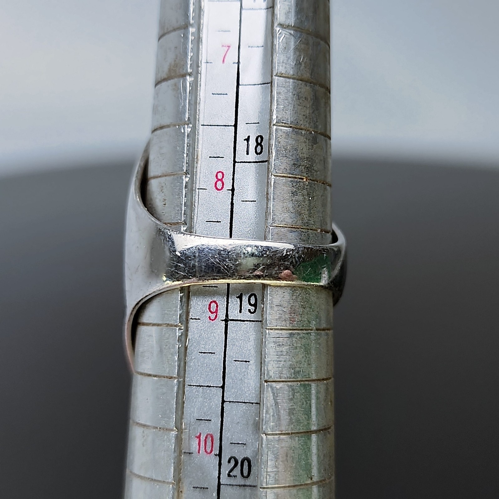 Statement Turquoise Ring 925 Sterling Silver Sz 8… - image 6