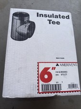 AmeriVent 6TLCT TLCT Series 6" Insulated Tee 802053 Hart  Cooley New In Box