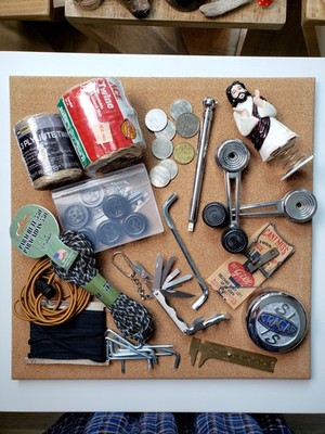 *Last Chance* Grandpas garage junk LOT, precision brass caliper, multi-tool, Dad