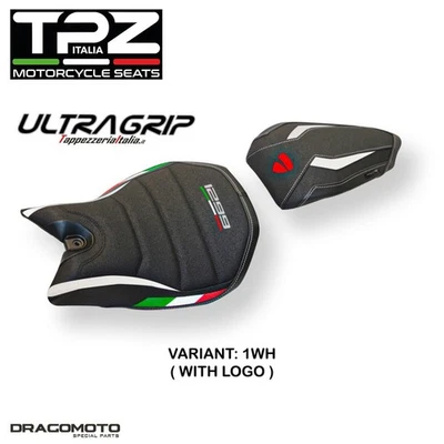 DUCATI PANIGALE 1299 2015-2018 tapisserie Selle DP19D-1WH-13 TPZ blanc ULTRAG... - Photo 1/4