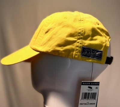 RALPH LAUREN HAT COTE D AZUR YELLOW | eBay