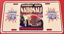 2002 Street Rod Nationals Booster License Plate Louisville Kentucky Hot Rod