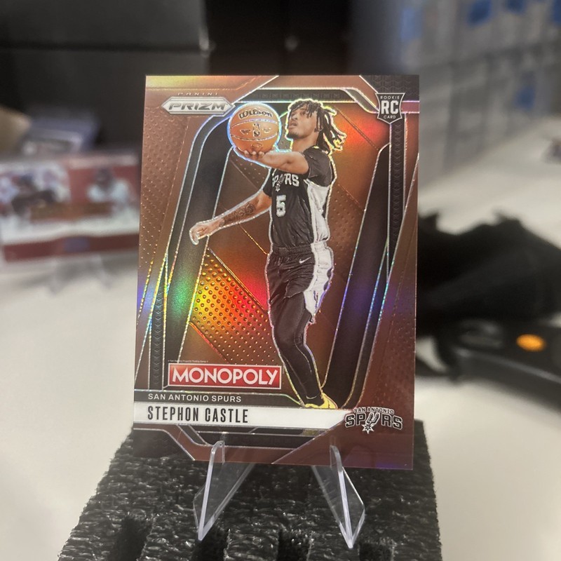 2024-25 Panini Prizm Monopoly Stephon Castle Rookie Brown Prizm /299 #75 RC