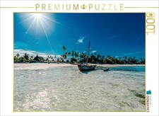 CALVENDO Puzzle Strand von Jambiani 1000 Teile Puzzle quer 1000 Teile Lege-Gr