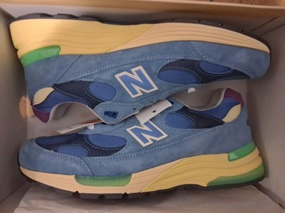 New Balance 992 MIUSA Sea Stone Green Apple Men's Size 12