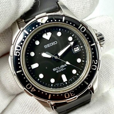 Seiko 7N35 600A Diver Watch Timepiece Vintage Authentic New Old Stock