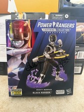 Hasbro Power Rangers Lightning Collection Black Ranger Remastered SIGNED
