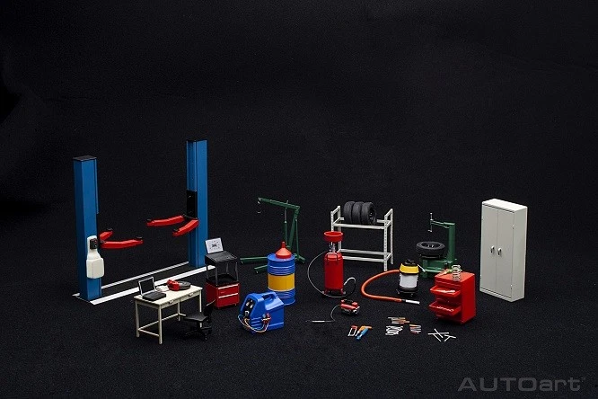 Autoart 49111 - 1/18 Garage Kit Set (version 2) - Neu - Bild 1 von 1