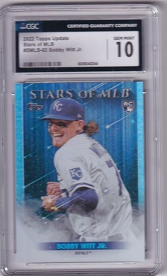 2022 Topps Update MLB No. SMLB-82 Bobby Witt Jr. Rookie Stars CGC 10 GEM MINT