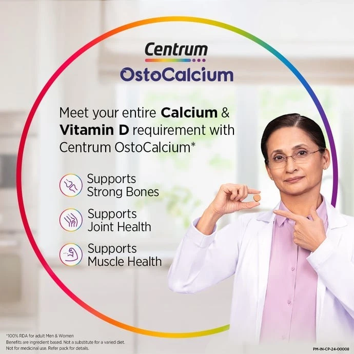 Centrum OstoCalcium | Masticable 30 Comprimidos con Vitamina D y Calcio - Envío Gratis Foto 4 de 4