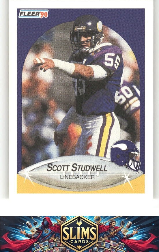 1990 Fleer Minnesota Vikings Scott Studwell #106