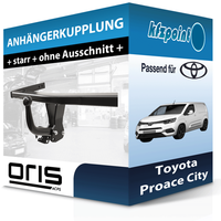 für Toyota Proace City 10.2019-Jetzt Oris AnhäNgerkupplung Starr Neu