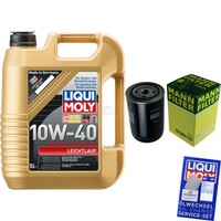 Inspektionskit Filter Liqui Moly ÖL 5L 10W-40 FüR Vw Transporter Iii Bus