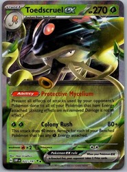 Toedscruel ex 022/197 Obsidian Flames Double Rare Holo