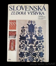 BOOK Slovak Folk Embroidery Patterns traditional kroj textile design old costume