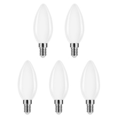 Modee E14 LED Filamentlampe 7W 806lm 4000K Neutralweiß Mattiert 5 Stück
