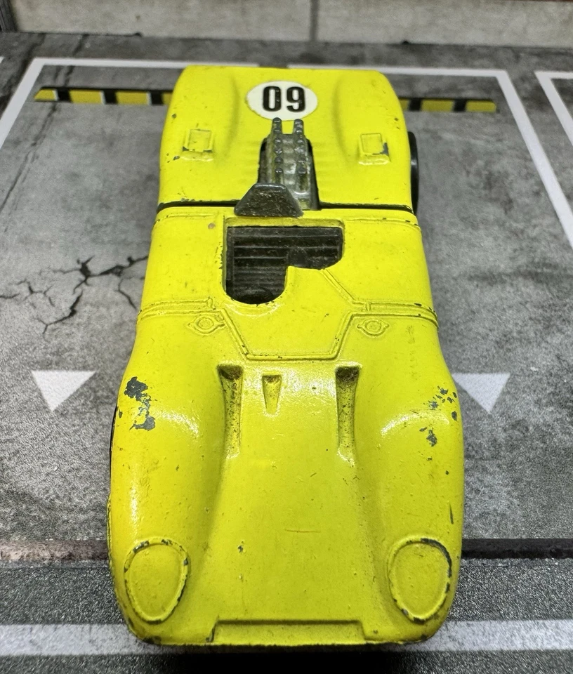 Hot Wheels Redline 1973 Ferrari 312P Lemon Yellow Enamel Hong Kong - Image 3 of 4