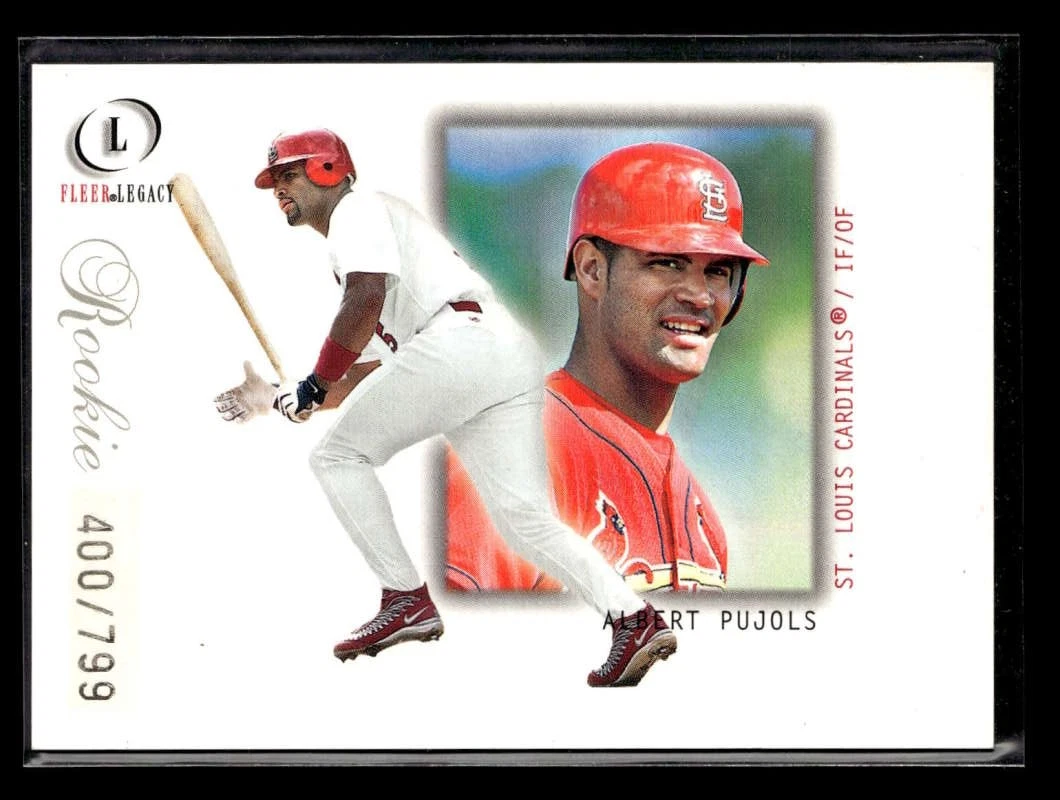 Fleer Albert Pujols Rookie Baseball Sports Trading Cards