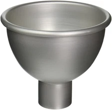1004 Heavy Duty 14-Gauge Aluminum Funnel, 4 Quart, 8.75” Diameter, 1.5mm Thic...