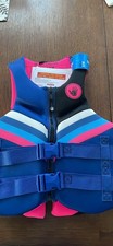 Body Glove Adult Evoprene Life Jacket Vest Dual Size S/M Blue  Pink USCG NWOT