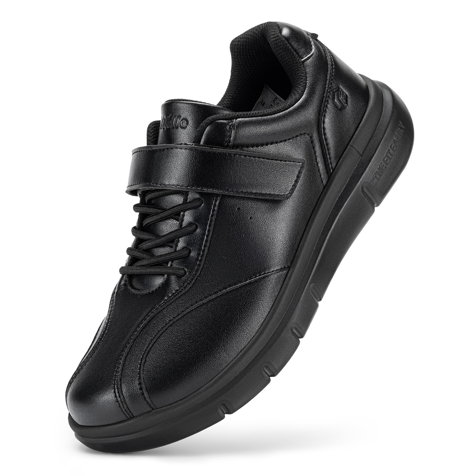 FitVille Diabetic Shoes for Men Wide Leather Shoes Orthopedi