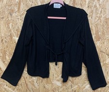 Ladies The Masai Clothing Company Long Sleeve Tie Cardigan. Size M.Black.LOVELY