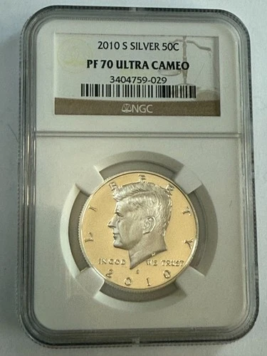 2010-S Kennedy Half Dollar Silver Proof NGC PF 70 ULTRA CAMEO