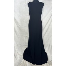 Karl Lagerfeld Paris Black Sleeveless Cowl Neck Evening Gown Formal Dress 4