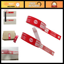 2 Rolls Tamper Evident Security Packing Tape 1" x 55 Yards - Thick Void Film Sea