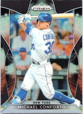 Michael Conforto 2019 Panini Prizm Baseball - #131 COSMIC HAZE - New York Mets