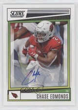 2022 Score Signatures Chase Edmonds #148 Auto uk2