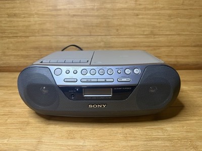 Sony CFD-S05 CD Radio Cassette Corder Radio CD-R/RW Playback Tested Works