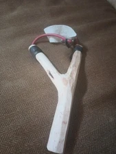 Red With Stripes Mexican Slingshot / Resortera Mexicana Handmade in Mexico 