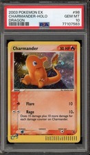 Pokemon Charmander EX Dragon Holo Secret Rare #98 PSA 10 Gem Mint on eBay